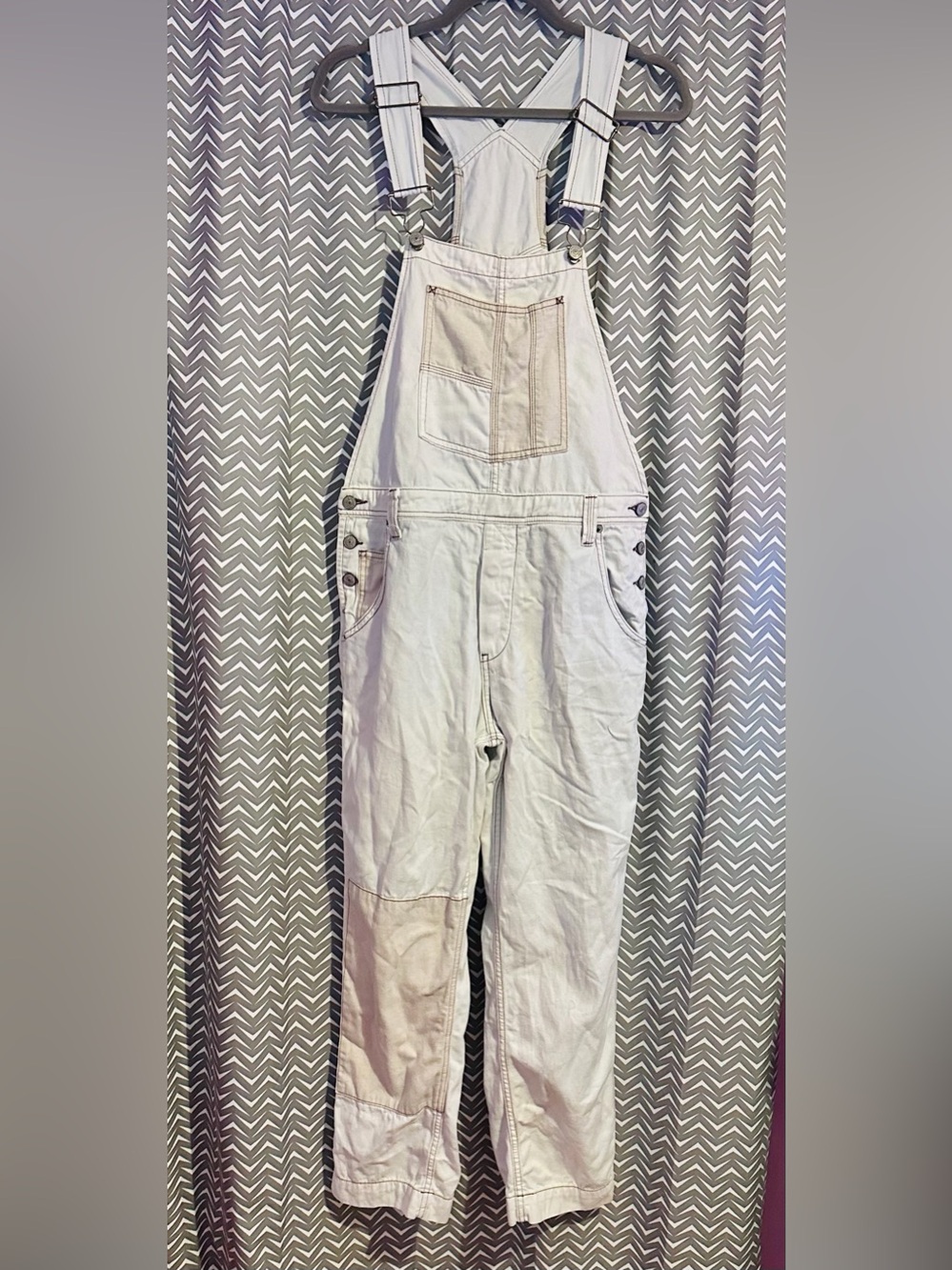We The Free | Slouchy Carpenter Overalls, Small
